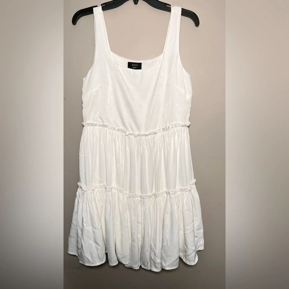 Vici White mini dress size s - Picture 4 of 8